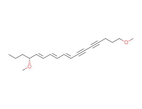 (8E,10E,12E)-(R)-1,14-Dimethoxy-heptadeca-8,10,12-triene-4,6-diyne