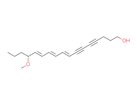 (14R)-(8E,10E,12E)-14-methoxyheptadecatriene-4,6-diyn-1-ol