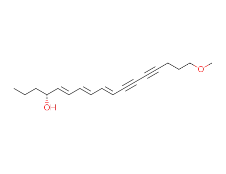 (5E,7E,9E)-(R)-17-Methoxy-heptadeca-5,7,9-triene-11,13-diyn-4-ol