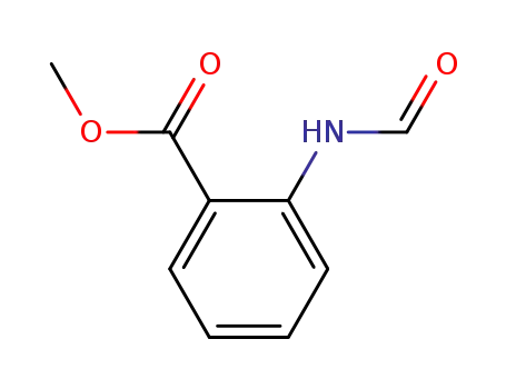 Molecular Structure of 41270-80-8 (methyl 2-(formylamino)benzoate)