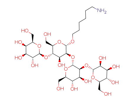 6-(amino)hexyl (α-D-mannopyranosyl)-(1->2)-O-(α-D-mannopyranosyl)-(1->2)-O-[(β-D-galactopyranosyl)-(1->4)]-α-D-mannopyranoside