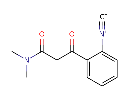 3-(2-isocyano-phenyl)-N,N-dimethyl-3-oxo-propionamide