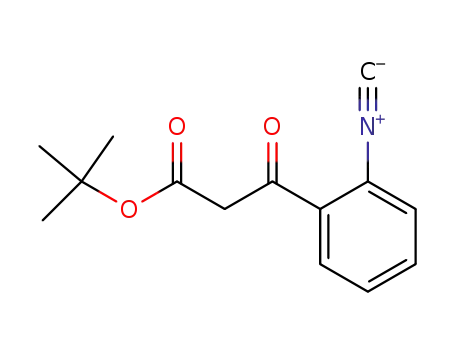 3-(2-isocyano-phenyl)-3-oxo-propionic acid tert-butyl ester