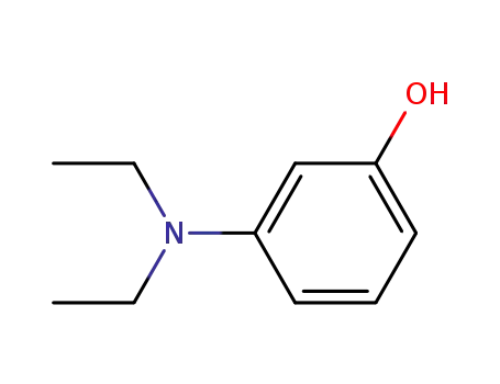 Molecular Structure of 91-68-9 (3-Diethylaminophenol)