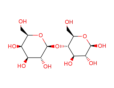 Molecular Structure of 5965-66-2 (BETA-D-LACTOSE)