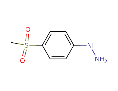 Molecular Structure of 877-66-7 ([4-(Methylsulfonyl)phenyl]hydrazine hydrochloride)