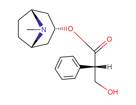 Molecular Structure of 101-31-5 (L-Hyoscyamine)