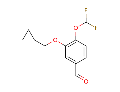 3-(cyclopropylmethoxy)-4-(difluoromethoxy)-benzaldehyde