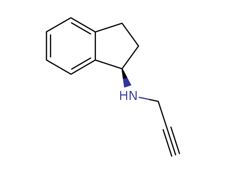 1H-Inden-1-amine,2,3-dihydro-N-2-propyn-1-yl-, (1R)-