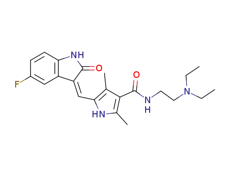 Molecular Structure of 557795-19-4 (Sunitinib)