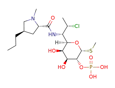 Molecular Structure of 24729-96-2 (Clindamycin phosphate)