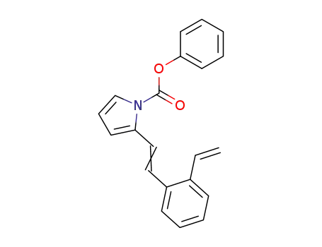 2-[(E)-2-(2-Vinyl-phenyl)-vinyl]-pyrrole-1-carboxylic acid phenyl ester