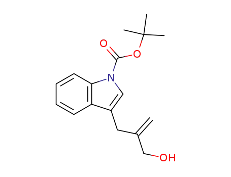 3-(2-hydroxymethyl-allyl)-indole-1-carboxylic acid tert-butyl ester