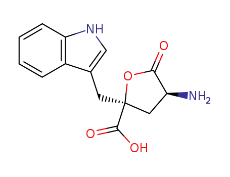 (2S,4S)-4-Amino-2-(1H-indol-3-ylmethyl)-5-oxo-tetrahydro-furan-2-carboxylic acid