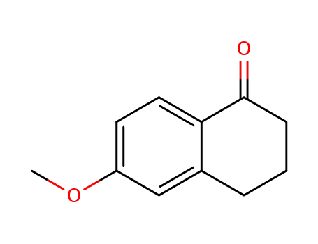 Molecular Structure of 1078-19-9 (6-Methoxytetralone)