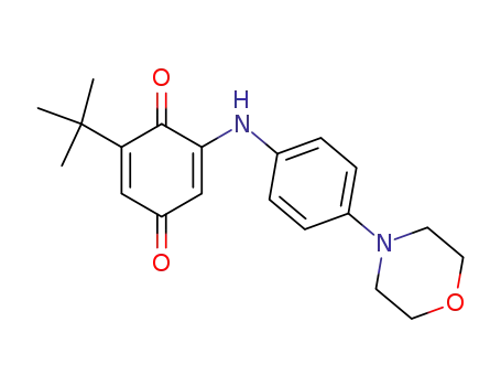 2-[(4'-morpholinophenyl)amino]-6-tert-butyl-1,4-benzoquinone