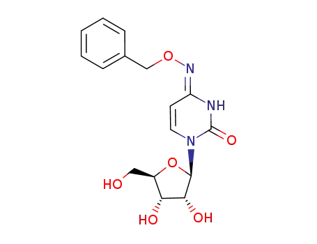 1-(3,4-dihydroxy-5-hydroxymethyltetrahydrofuran-2-yl)pyrimidine-2,4(1H,3H)-dione 4-(O-benzyloxime)