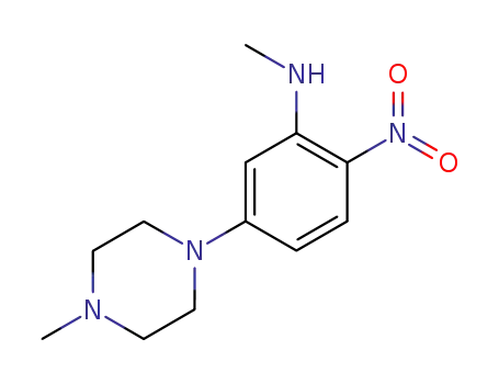 N-methyl-5-(4-methylpiperazino)-2-nitroaniline