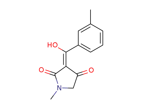 1-methyl-3-(α-hydroxy-3'-methylbenzylidene)pyrrolidine-2,4-dione