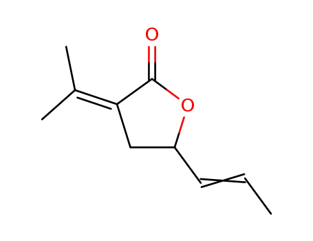 3-isopropylidene-5-(1-propenyl)dihydrofuran-2-one