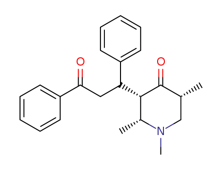 1,2,5-trimethyl-3-(3-oxo-1,3-diphenylpropyl)piperidin-4-one