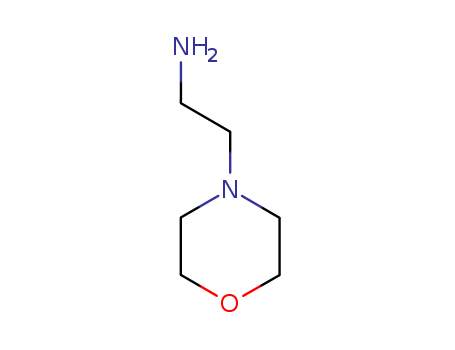 2038-03-1,4-(2-Aminoethyl)morpholine,Morpholine,4-(2-aminoethyl)- (6CI,7CI,8CI);1-(2-Aminoethyl)morpholine;1-Amino-2-morpholinoethane;2-(4-Morpholino)ethylamine;2-(4-Morpholinyl)ethanamine;2-(4-Morpholinyl)ethylamine;2-(Morpholin-4-yl)ethaneamine;2-Morpholino-1-ethanamine;2-Morpholinoethaneamine;2-Morpholinoethylamine;4-Morpholineethanamine;4-Aminoethylmorpholine;N-(2-Aminoethyl)morpholine;N-(b-Aminoethyl)morpholine;[2-(Morpholin-4-yl)ethyl]amine;b-Morpholinoethylamine;