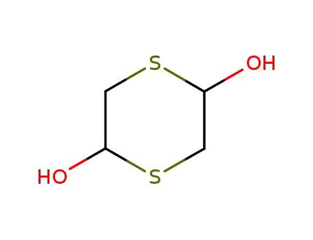 Molecular Structure of 40018-26-6 (p-Dithiane-2,5-diol)