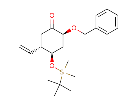 (3R,4R,6S)-6-benzyloxy-4-(tert-butyldimethylsilyloxy)-3-vinylcyclohexan-1-one