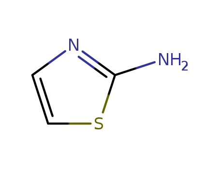 96-50-4,2-Aminothiazole,Thiazole, 2-amino-;Aminothiazole;2-Thiazolamine;2-Thiazolylamine;4-Thiazolin-2-onimine;AI3-14917;Abadol;Abadole;Aminothiazol;Aminothiazolum;Basedol;CCRIS 1279;CP 1585;NSC 1900;RP 2921;UNII-5K8WKN668K;USAF EK-P-5501;