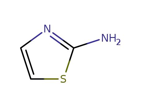 Molecular Structure of 96-50-4 (2-Aminothiazole)