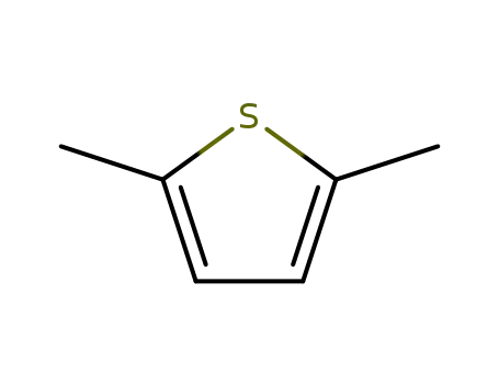 Molecular Structure of 638-02-8 (2,5-Dimethylthiophene)