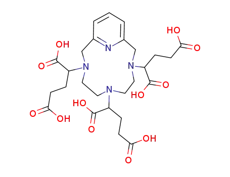 2-[3,9-bis(1,3-dicarboxy-propyl)-3,6,9,15-tetraazabicyclo[9.3.1] pentadeca-1(14),11(15),12-trien-6-yl]-pentanedioic acid