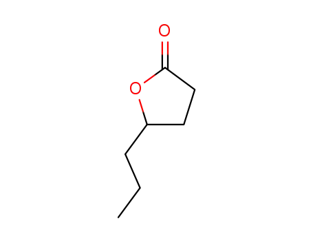 Molecular Structure of 105-21-5 (2(3H)-Furanone,dihydro-5-propyl-)