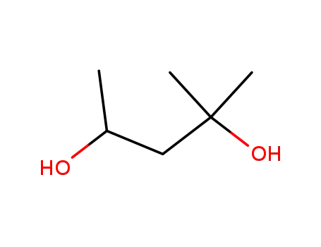 Molecular Structure of 107-41-5 (Hexylene Glycol)