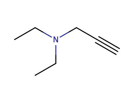 4079-68-9,1-Diethylamino-2-propyne,2-Propynylamine,N,N-diethyl- (6CI,7CI,8CI);1-(Diethylamino)-2-propyne;3-(Diethylamino)-1-propyne;3-(Diethylamino)propyne;3-(N,N-Diethylamino)propyne;Diethylpropargylamine;Golpanol DEP;N,N-Diethyl-2-propyn-1-amine;N,N-Diethyl-2-propynylamine;N,N-Diethylpropargylamine;NSC 63868;Propargyldiethylamine;1-Diethylamino-2-propyne  (DEP);