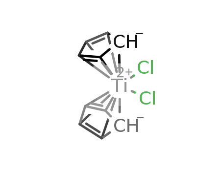 Molecular Structure of 1271-19-8 (Titanocene dichloride)