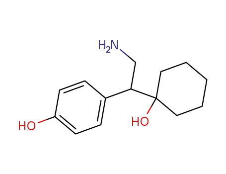 149289-29-2           C14H21NO2           1-[2-amino-1-(4-hydroxyphenyl)ethyl]cyclohexanol