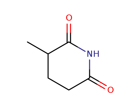 Molecular Structure of 29553-51-3 (3-Methylpiperidine-2,6-dione)