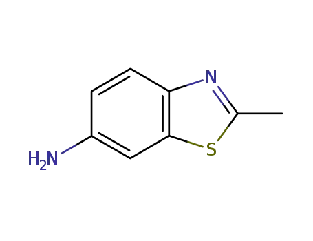 Molecular Structure of 2941-62-0 (6-AMINO-2-METHYLBENZOTHIAZOLE)