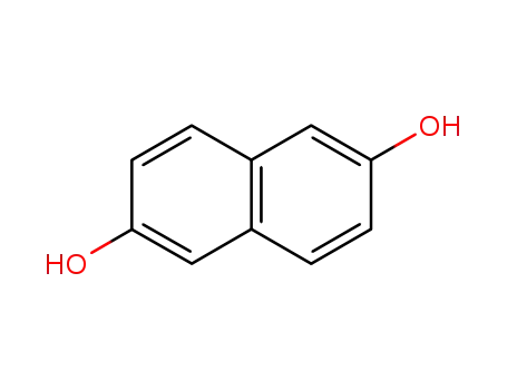 Molecular Structure of 581-43-1 (2,6-Naphthalenediol)
