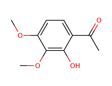Molecular Structure of 5396-18-9 (2'-HYDROXY-3',4'-DIMETHOXYACETOPHENONE)
