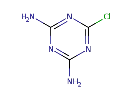 Molecular Structure of 3397-62-4 (2-CHLORO-4,6-DIAMINO-1,3,5-TRIAZINE)