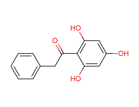 Molecular Structure of 727-71-9 (2,4,6-TRIHYDROXY PHENYL BENZYL KETONE)
