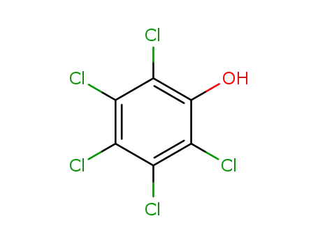 Molecular Structure of 87-86-5 (Pentachlorophenol)