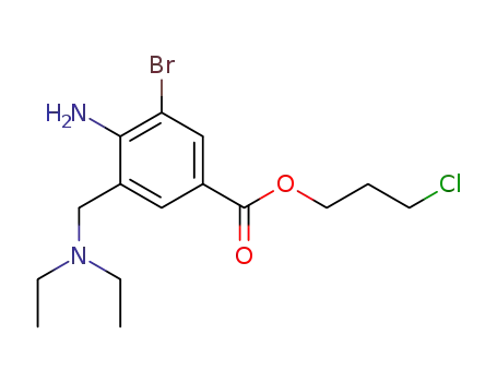 1-(4-Amino-3-bromo-5-diethylaminomethyl-benzoyloxy)-3-chloro-n-propane