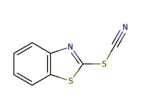 Molecular Structure of 6011-99-0 (Thiocyanic acid, 2-benzothiazolyl ester (6CI,7CI,8CI,9CI))