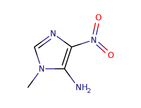 Molecular Structure of 4531-54-8 (1H-Imidazol-5-amine,1-methyl-4-nitro-(9CI))