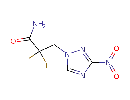 3-(3'-nitro-1', 2', 4'-triazol-1'-yl)-2,2-difluoropropionamide