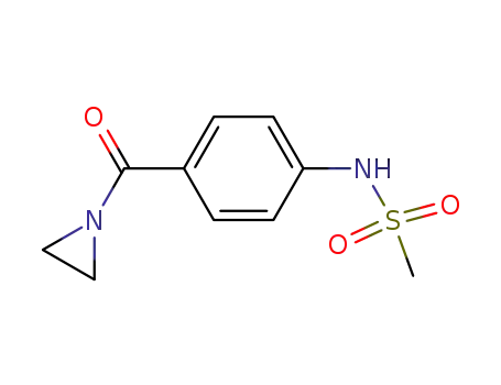 1-[4-[(methyl-sulfonyl)amino]benzoyl]aziridine
