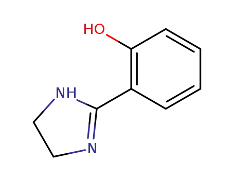 Molecular Structure of 1565-39-5 (2-(4 5-DIHYDRO-1H-IMIDAZOL-2-YL)PHENOL)